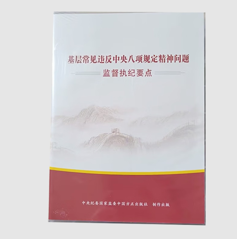 基层常见违反中央八项规定精神问题监督执纪要点 (光盘)